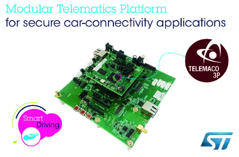 意法半导体(ST)发布安全车联网应用开放式开发平台